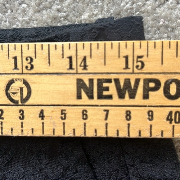 ZARA WOMAN Black Jacquard Ankle Pants Size Medium - Picture 14 of 15